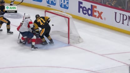 FLA@PIT: Malkin scores goal against Sergei Bobrovsky