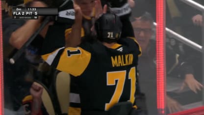 Malkin records 14th hat trick