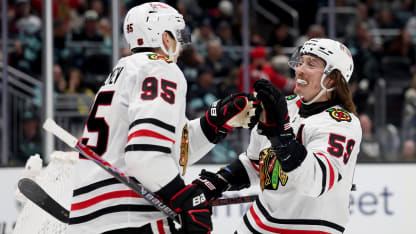 CHI@SEA: Mikheyev scores empty-net goal