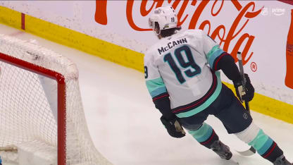 SEA@WPG: McCann scores goal against Connor Hellebuyck