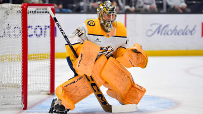 Saros denies Laferriere 