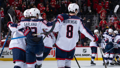 Blue Jackets finish off Red Wings in shootout