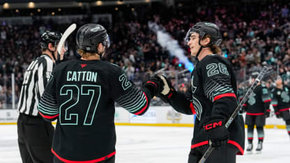 Catton whips it into the wide open net