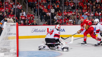 Faulk goes five-hole for game opener