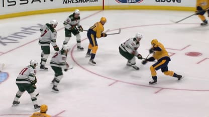 MIN@NSH: Wood scores goal against Jesper Wallstedt