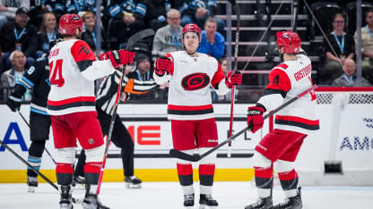 Aho knocks it in out of the air