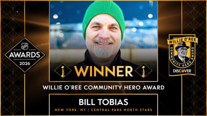 Bill Tobias Willie O’Ree Community Hero Award USA winner