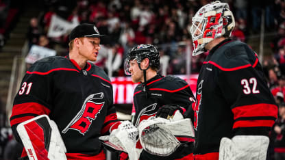 NHL At the Rink Podcast Stanley Cup Final Carolina goalie change discussed 