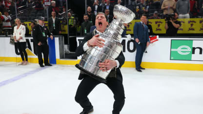 Rod BrindAmour reprises iconic Stanley Cup lift with second title