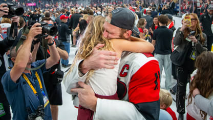 Jordan Staal daughter grills him after Stanley Cup title 