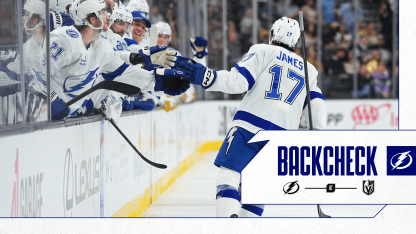 The Backcheck: Forward Dominic James’ first NHL goal sparks Tampa Bay Lightning comeback to beat Vegas Golden Knights