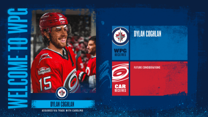 Jets acquire defenceman Coghlan from the Hurricanes