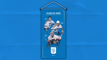 Blues Hall of Fame Class of 2025 Banner