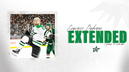Dallas Stars sign forward Evgenii Dadonov to two-year contract extension