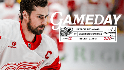PREVIEW: Red Wings visit Capitals on Tuesday with major playoff implications at stake