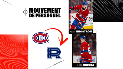 Adam Engstrom et Florian Xhekaj cédés au Rocket de Laval