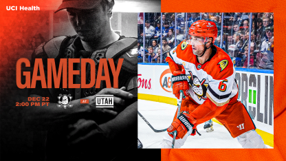 Preview: Ducks Pay First Visit to Utah for Sunday Matinee