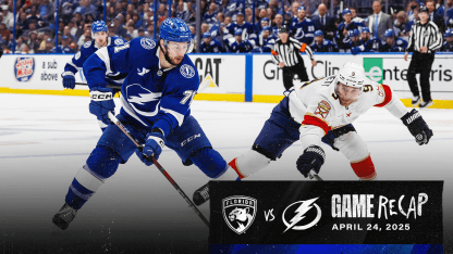 Recap: Florida Panthers 2, Tampa Bay Lightning 0 - Game 2