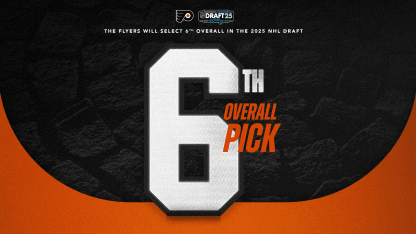FLYERS TO SELECT 6TH OVERALL IN 2025 NHL ENTRY DRAFT
