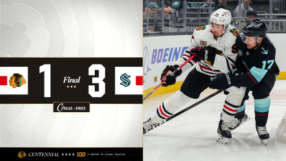 RECAP: Blackhawks Unable to Overcome Kraken in Seattle