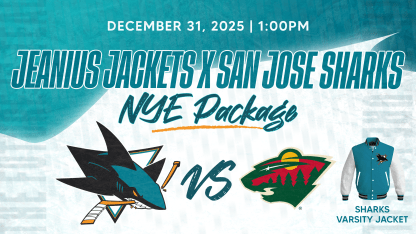 Jeanius Jackets x San Jose Sharks New Years Eve Package