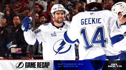 Recap: Tampa Bay Lightning 8, New Jersey Devils 5