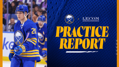 buffalo sabres practice jiri kulich zach benson jason zucker