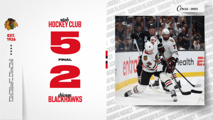 RECAP: Blackhawks Come Up Short in Utah