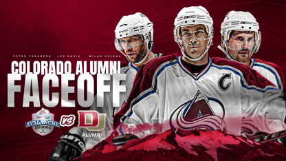 Avalanche Alumni Faceoff