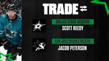 Dallas Stars acquire forward Scott Reedy in exchange for Jacob Peterson