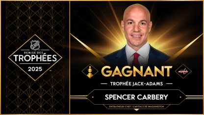 Spencer Carbery remporte le trophée Jack-Adams