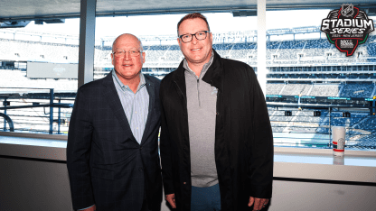 Martin Brodeur and Bill Daly