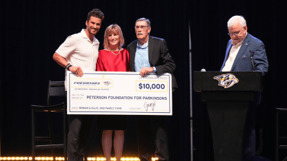Petey's Preds Party, Peterson Foundation for Parkinson's, Roman Josi
