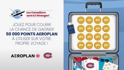 Participez pour courir la chance de gagner 50 000 points Aeroplan