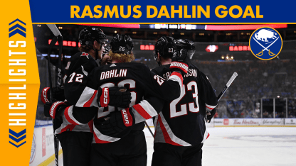 Bill Hoppe on X: Rasmus Dahlin is wearing a full shield today after  getting hit in the face with the puck last night.   / X