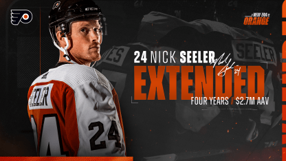 Flyers Sign Defenseman Nick Seeler to a Four-Year Contract Extension