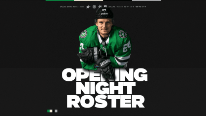 Dallas Stars announce opening night roster for 2024-25 season 100724