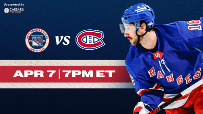 Pregame Notes: Rangers vs. Canadiens | 04.07.24