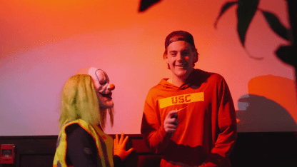 Ducks spelarna skrämda i Halloween prank