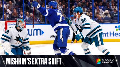 Mishkin's Extra Shift: Tampa Bay Lightning 8, San Jose Sharks 1