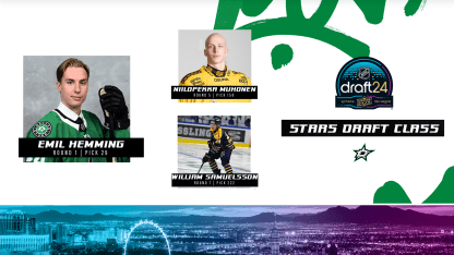 Dallas Stars conclude Day Two of the 2024 NHL Draft 062924