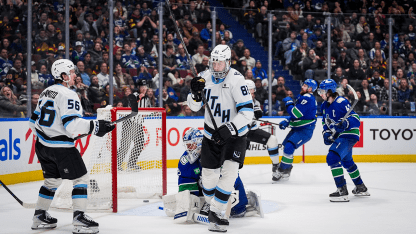 Stenlund puts a backhand home