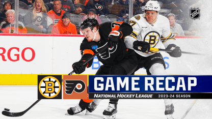 Boston Bruins Philadelphia Flyers game recap March 23