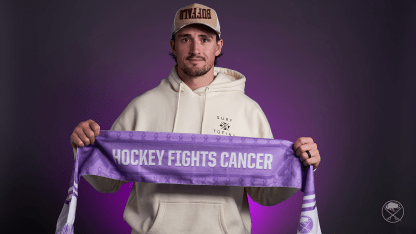 mason geertsen buffalo sabres hockey fights cancer 