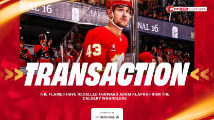 Flames Recall Adam Klapka - 11.11.24