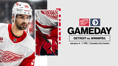 PREVIEW: Red Wings expecting, embracing tough road test in Winnipeg on Saturday