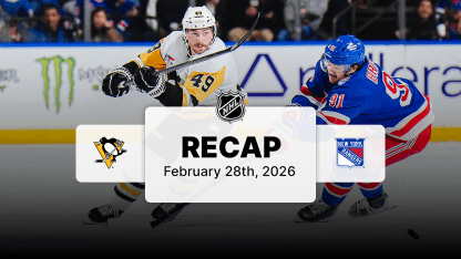 PIT at NYR | Recap
