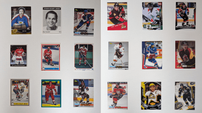 dean barnes junior hockey cards collection split 1-2