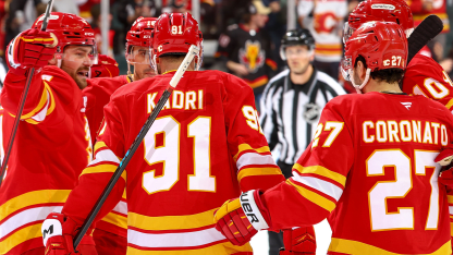 Big Third Period Helps Flames Sink Kraken