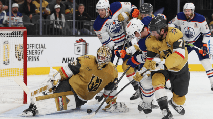 Hill's 28-Save Shutout Leads Golden Knights to 1-0 Win vs. Oilers